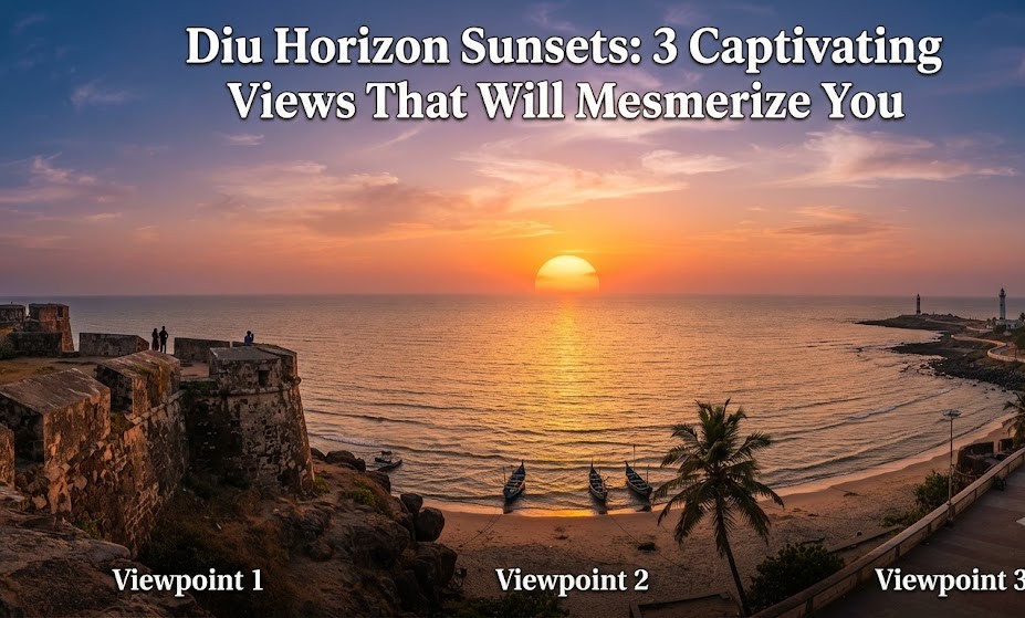 Diu Horizon Sunsets: 3 Captivating Views That Will Mesmerize You