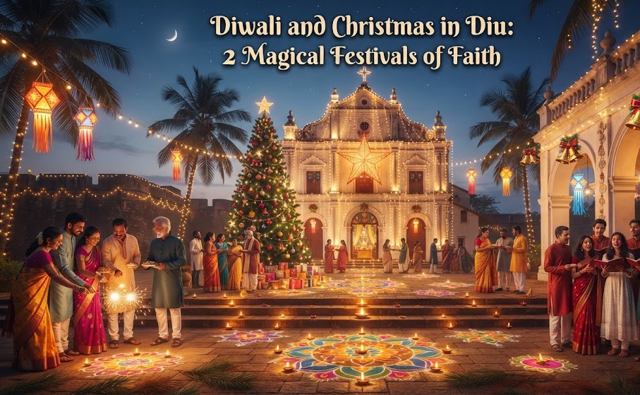 Diwali and Christmas in Diu: 2 Magical Festivals of Faith