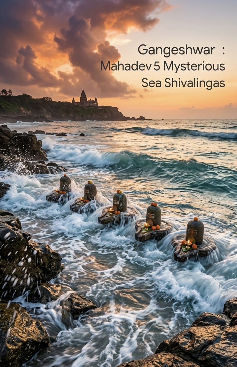 Gangeshwar Mahadev 5 Mysterious Sea Shivalingas