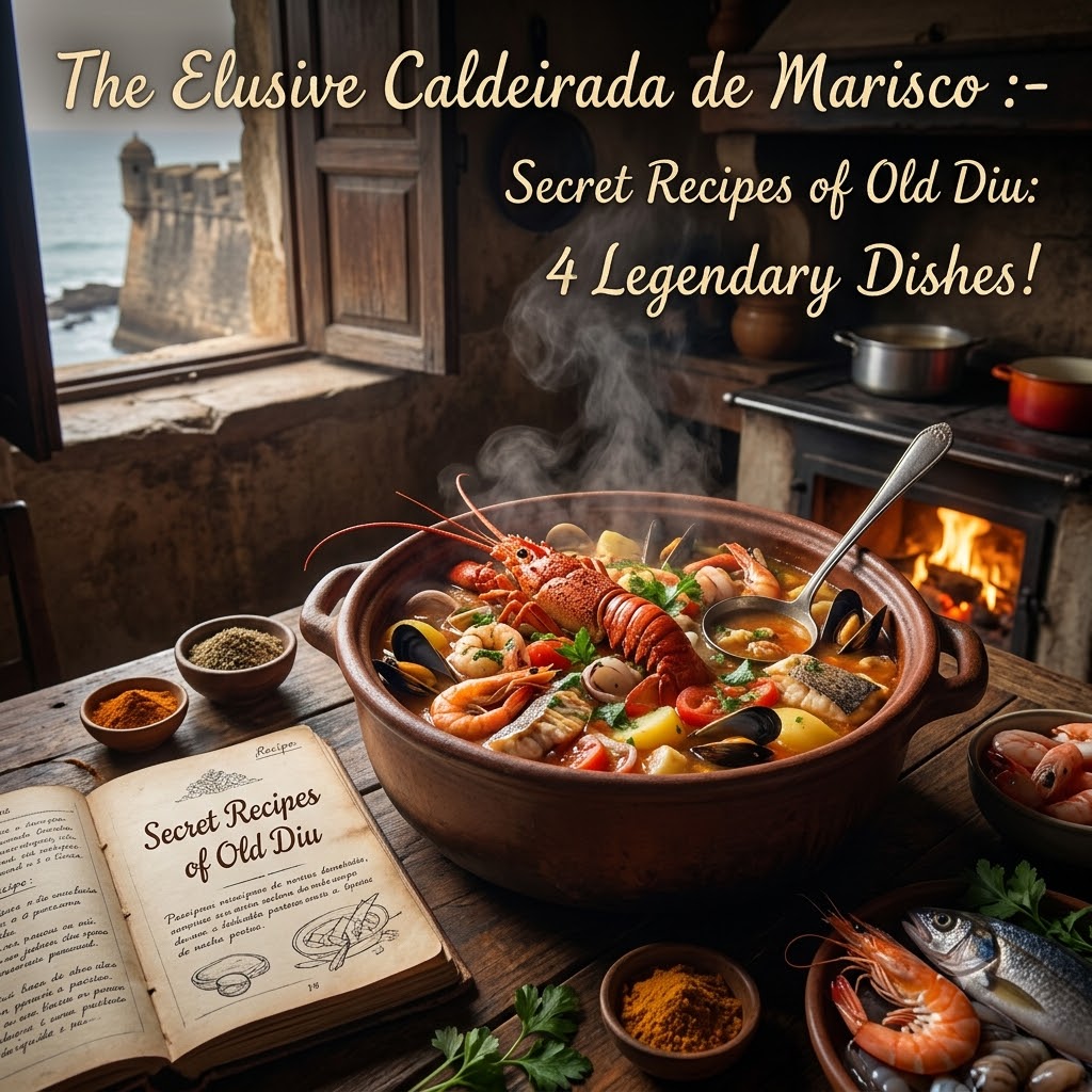 The Elusive Caldeirada de Marisco - Secret Recipes of Old Diu 4 Legendary Dishes!